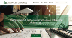 Desktop Screenshot of learncostestimating.com