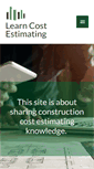 Mobile Screenshot of learncostestimating.com